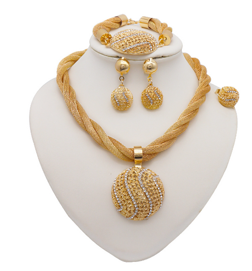 Load image into Gallery viewer, Fine Gold Jewelry Set(Shipping 10-14 Days)
