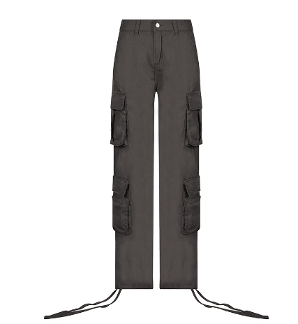 Cargo Solid Baggy Pants(Shipping 10-14 Days)