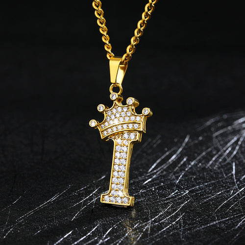 Load image into Gallery viewer, Zircon Alphabet Necklace(Shipping 10-14 Days)
