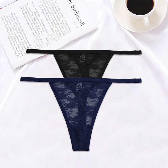 2PCS/Set Women Lace G-string Panties(Shipping 10-14 Days)