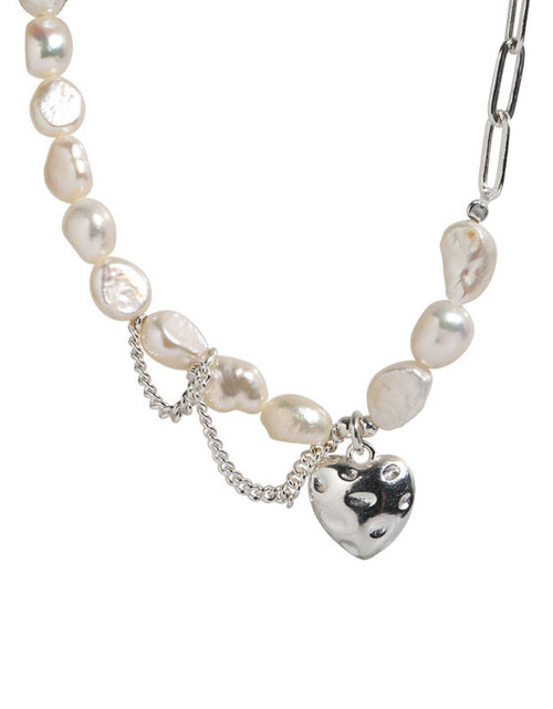 Load image into Gallery viewer, Asymmetry Chain Pearls Necklace(Shipping 10-14 Days)
