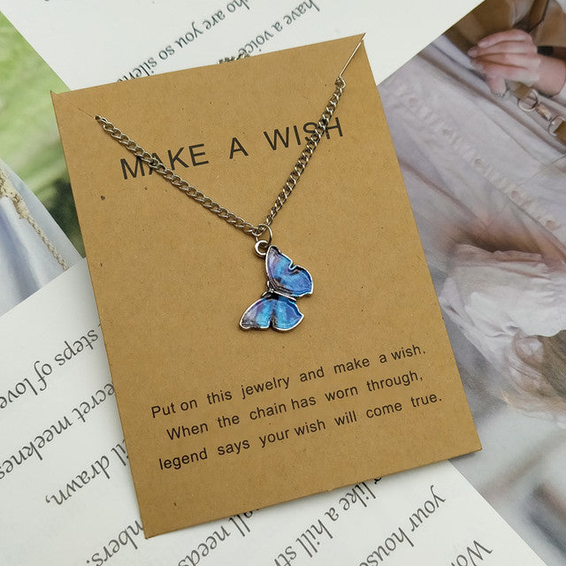 Butterfly Pendant Necklace(Shipping 10-14 Days)