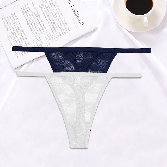 2PCS/Set Women Lace G-string Panties(Shipping 10-14 Days)