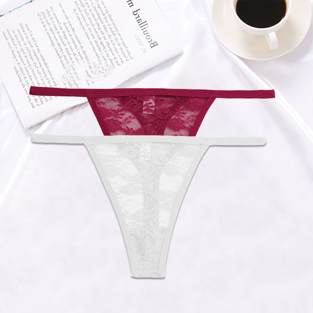 2PCS/Set Women Lace G-string Panties(Shipping 10-14 Days)