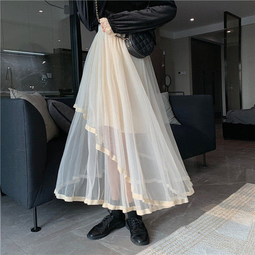 Women Solid Korean Style Women Skirt(Shipping 10-14 Days)