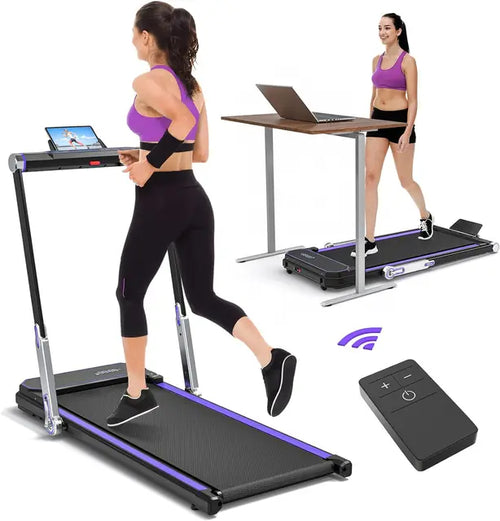 Load image into Gallery viewer, Walking Pad Folding Treadmill Electric Walking Running Treadmill for Home Office with Touch Panel &amp; Remote, 2.5HP(Shipping 10-14 Days)
