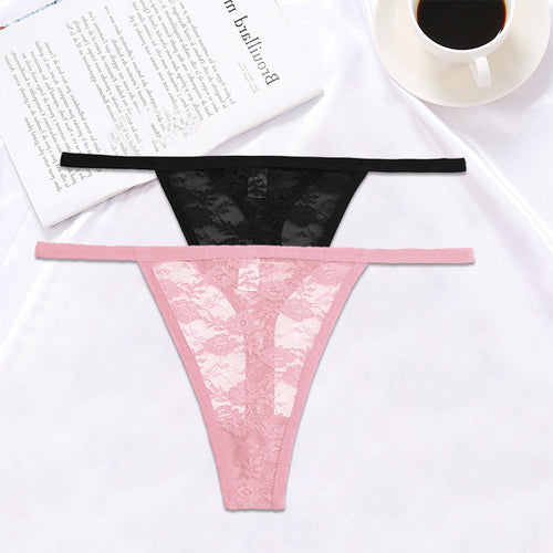 Load image into Gallery viewer, 2PCS/Set Women Lace G-string Panties(Shipping 10-14 Days)
