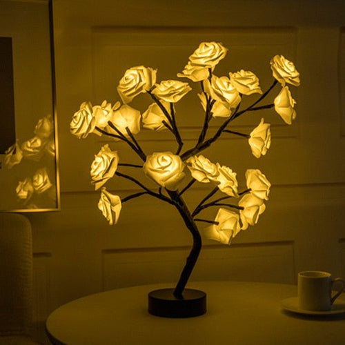 Load image into Gallery viewer, Blossom Bliss Glowing Rose Tree(Shipping 10-14 Days)
