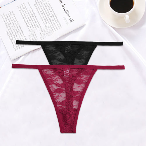 Load image into Gallery viewer, 2PCS/Set Women Lace G-string Panties(Shipping 10-14 Days)
