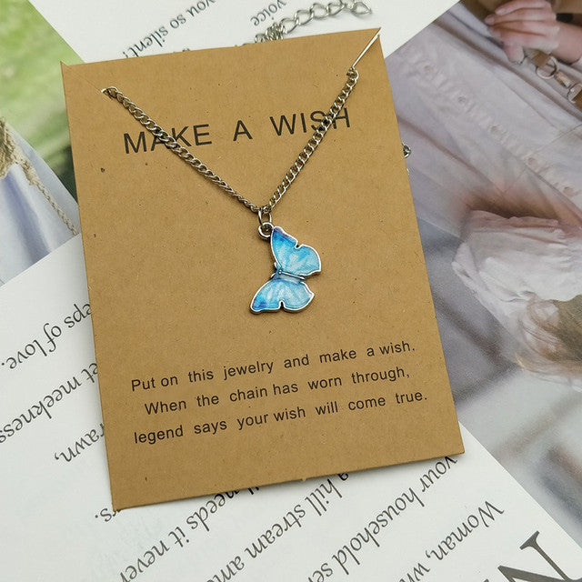 Butterfly Pendant Necklace(Shipping 10-14 Days)