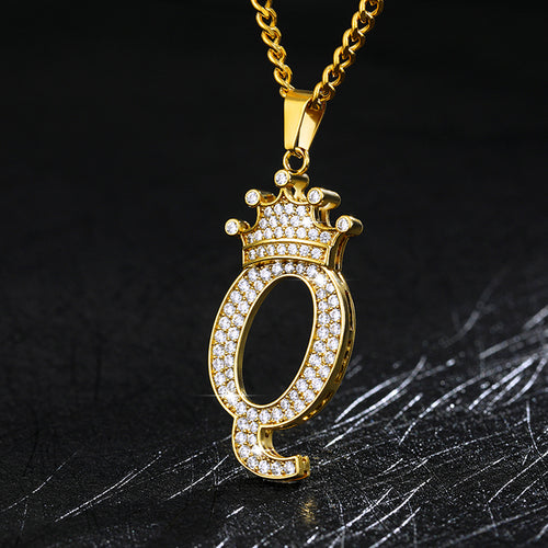 Load image into Gallery viewer, Zircon Alphabet Necklace(Shipping 10-14 Days)
