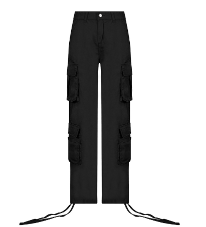 Cargo Solid Baggy Pants(Shipping 10-14 Days)