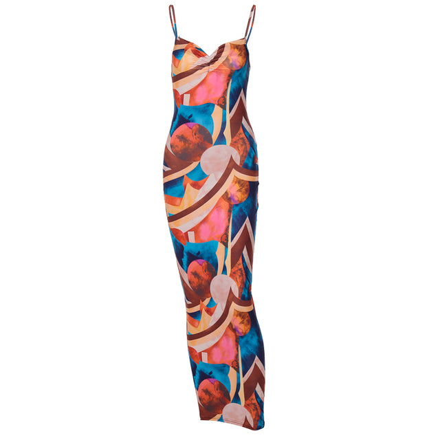Long Pencil Strap Dress(Shipping 10-14 Days)