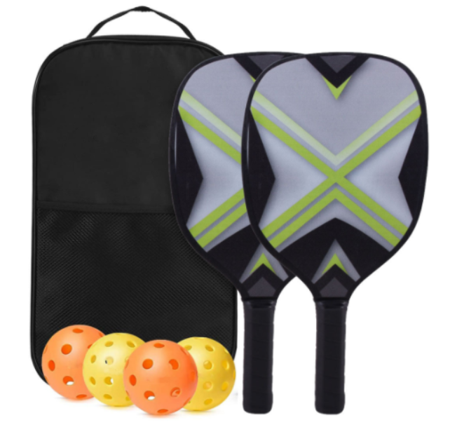 Pickleball Paddles Set Includes 4 Balls(Shipping 10-14 Days)