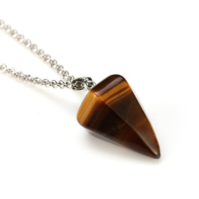 Natural Stone Pendant Necklace(Shipping 10-14 Days)