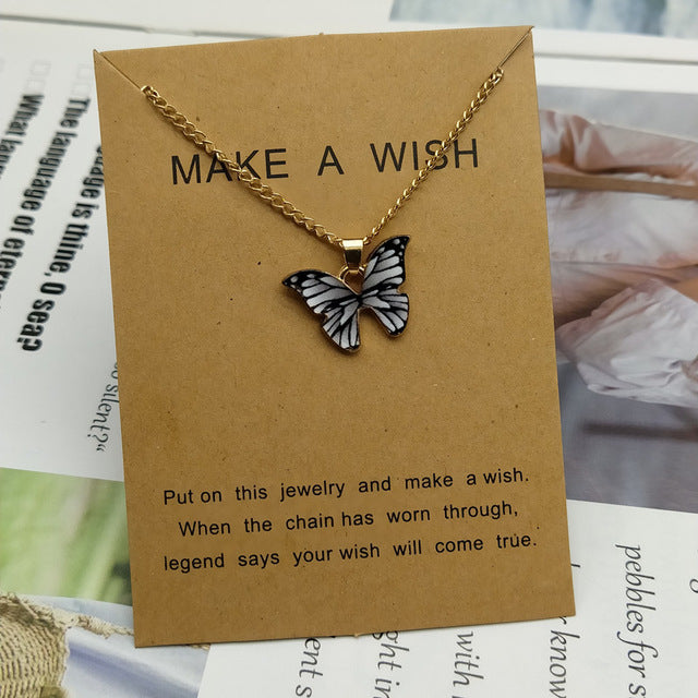 Butterfly Pendant Necklace(Shipping 10-14 Days)