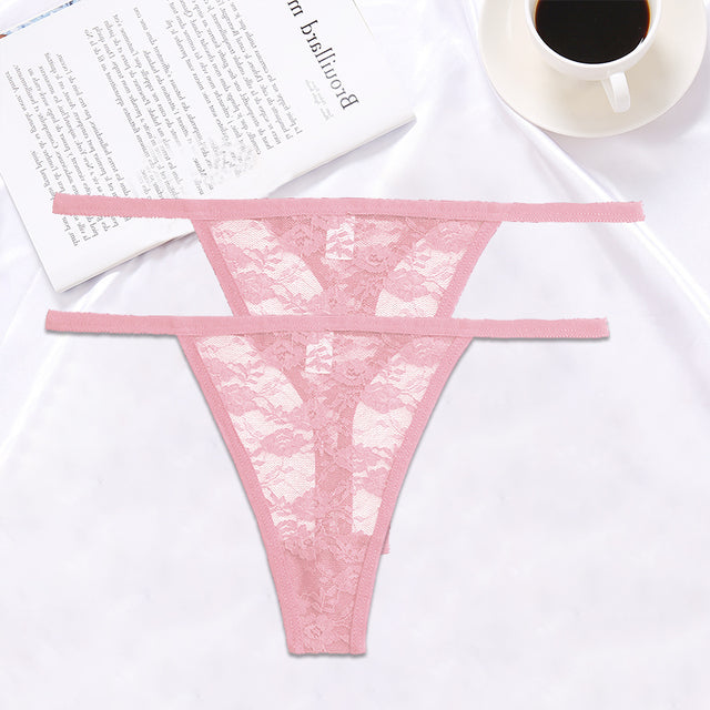 2PCS/Set Women Lace G-string Panties(Shipping 10-14 Days)