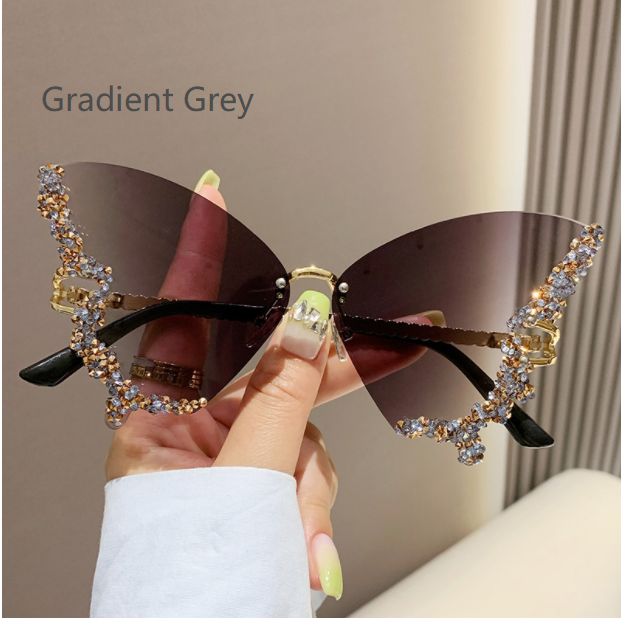 Diamond Butterfly Sunglasses(Shipping 10-14 Days)