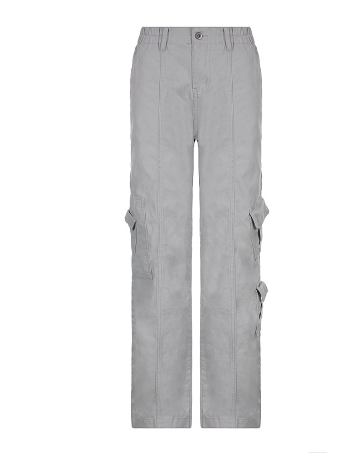 Cargo Solid Baggy Pants(Shipping 10-14 Days)