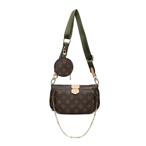 Load image into Gallery viewer, LFM Brown Crossbody Bags for Women Multi Pochette Shoulder Bag Handbags Ladies Hand Purses Women's Handbag Female 2023 Trend (Shipping 10-14 Days )
