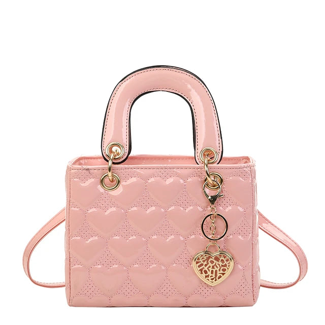 Handbag 2021 Women Brand Luxury Totes High Quality Fashion Classic Quilted Square Handle Bag Women Crossbody Shoulder Bags (Shipping 10-14 Days)