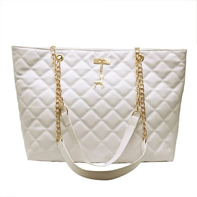 Tote Bags for Women PU Leather Diamond Lattice Handbag Personality Large Capacity Underarm Shoulder Bag Designer Bag 9Shipping 10-14 Days)