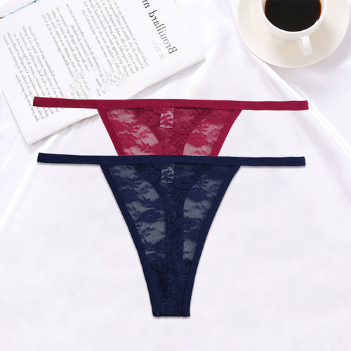 Load image into Gallery viewer, 2PCS/Set Women Lace G-string Panties(Shipping 10-14 Days)
