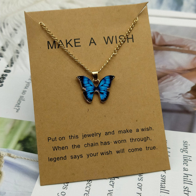 Butterfly Pendant Necklace(Shipping 10-14 Days)