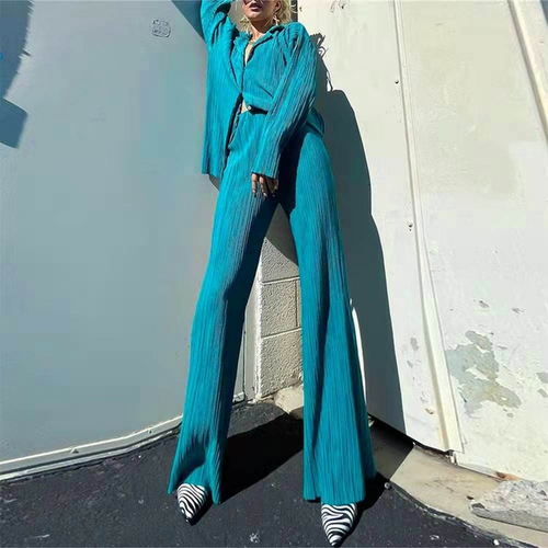 Load image into Gallery viewer, Two Piece Long Sleeve Suit(Shipping 10-14 Days)
