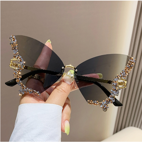 Diamond Butterfly Sunglasses(Shipping 10-14 Days)