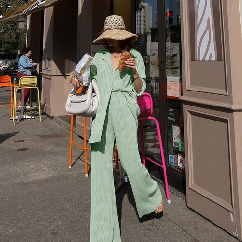 Load image into Gallery viewer, Two Piece Long Sleeve Suit(Shipping 10-14 Days)
