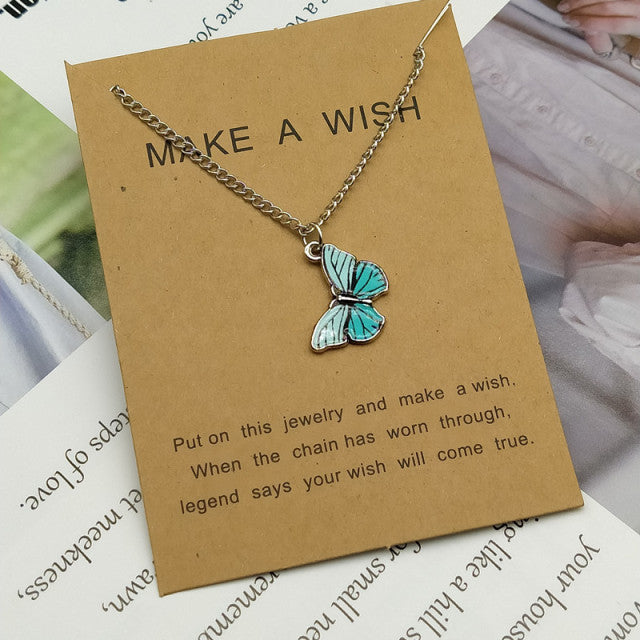 Butterfly Pendant Necklace(Shipping 10-14 Days)