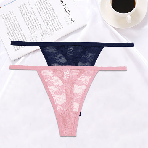 Load image into Gallery viewer, 2PCS/Set Women Lace G-string Panties(Shipping 10-14 Days)
