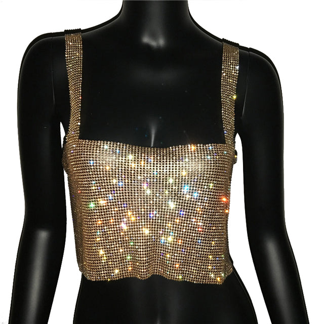 Glitter Nightclub Tank Top(Shipping 10-14 Days)