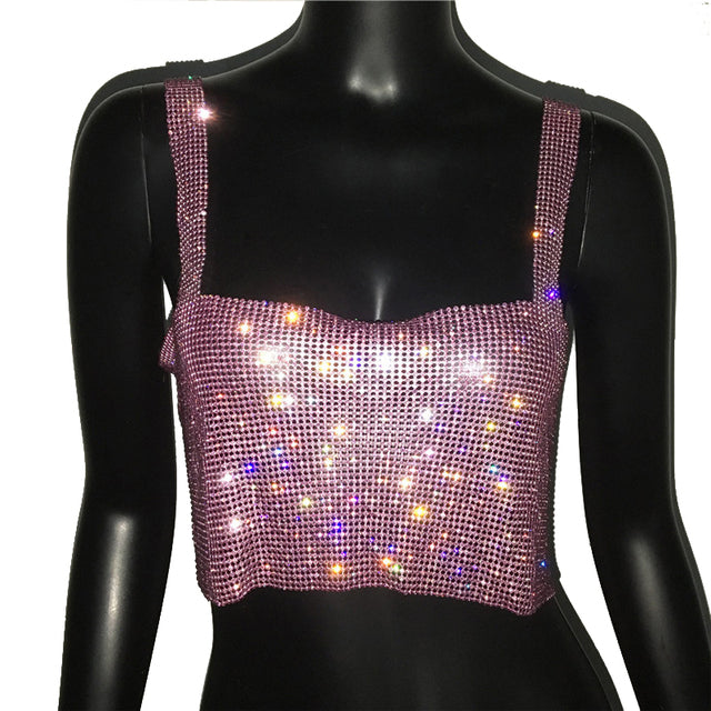 Glitter Nightclub Tank Top(Shipping 10-14 Days)