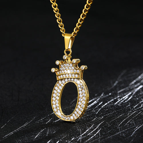 Load image into Gallery viewer, Zircon Alphabet Necklace(Shipping 10-14 Days)
