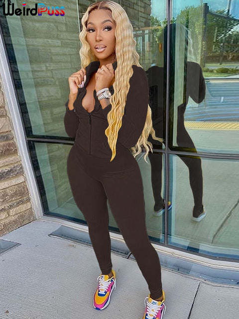 Hooded Tops and Sporty Leggings(Shipping 10-14 Days)