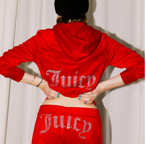 Juicy Sweatshirt and Pants with Diamonds(Shipping 10-14 Days)