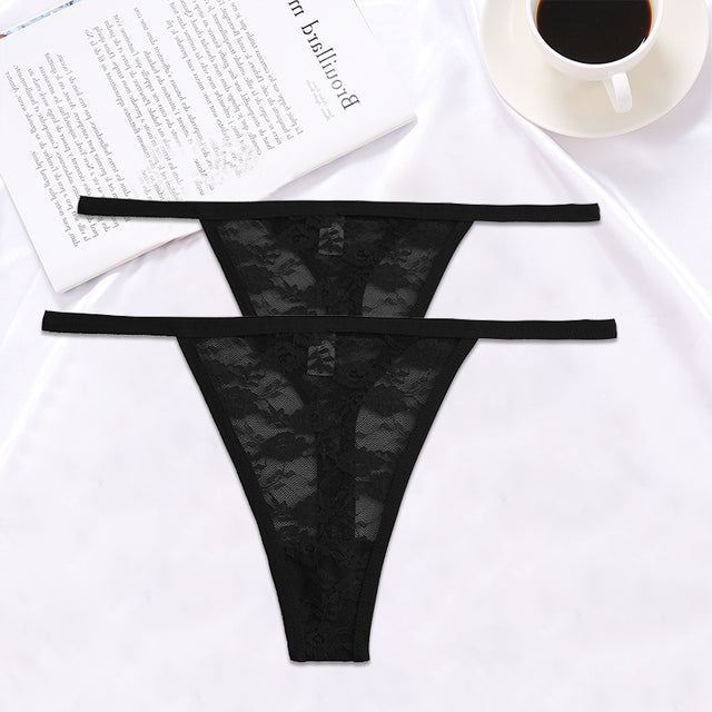 2PCS/Set Women Lace G-string Panties(Shipping 10-14 Days)