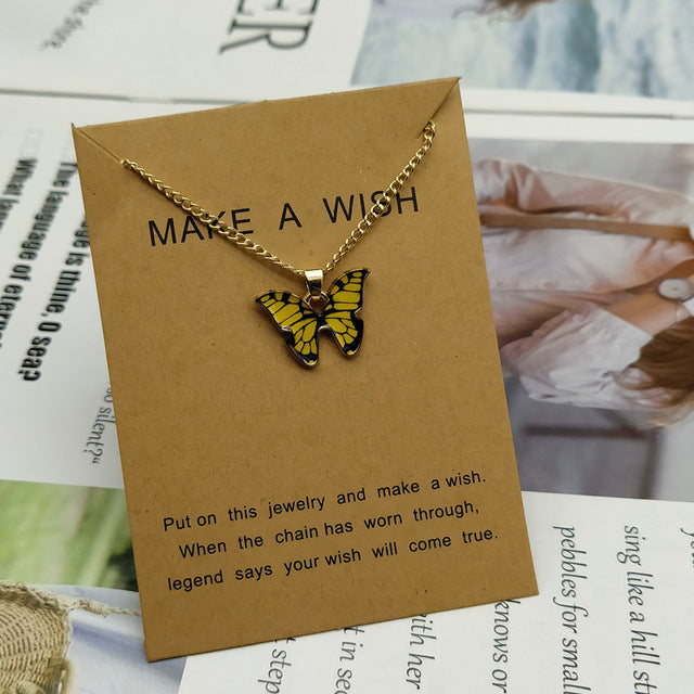 Butterfly Pendant Necklace(Shipping 10-14 Days)