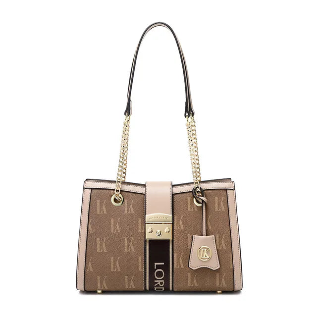 Luxury Brand 2023 New High-end Genuine Leather Fashion Shoulder Tote Bag Large Capacity Versatile Hand-worn Cross-Body Bag (Shipping 10-14 Days)