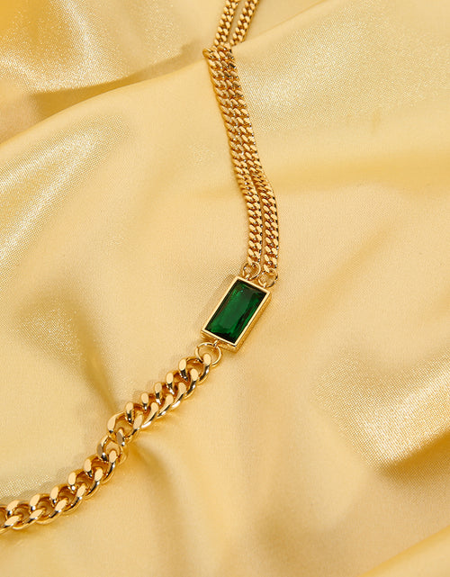 Load image into Gallery viewer, Green Stone Necklace(Shipping 10-14 Days)
