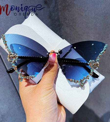 Diamond Butterfly Sunglasses(Shipping 10-14 Days)