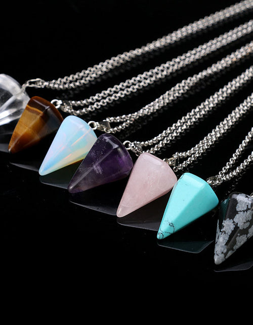 Load image into Gallery viewer, Natural Stone Pendant Necklace(Shipping 10-14 Days)
