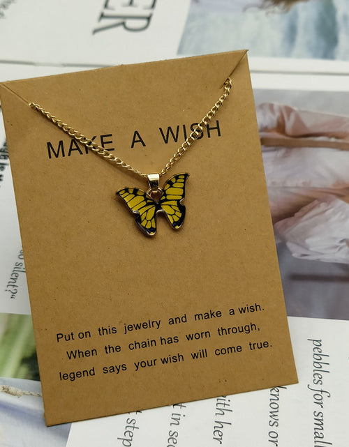 Load image into Gallery viewer, Butterfly Pendant Necklace(Shipping 10-14 Days)
