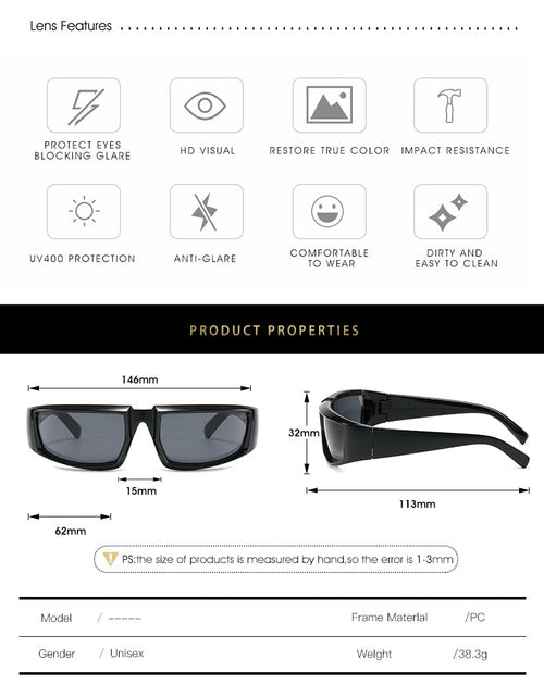 Load image into Gallery viewer, Steampunk Sunglasses(Shipping 10-14 Days)
