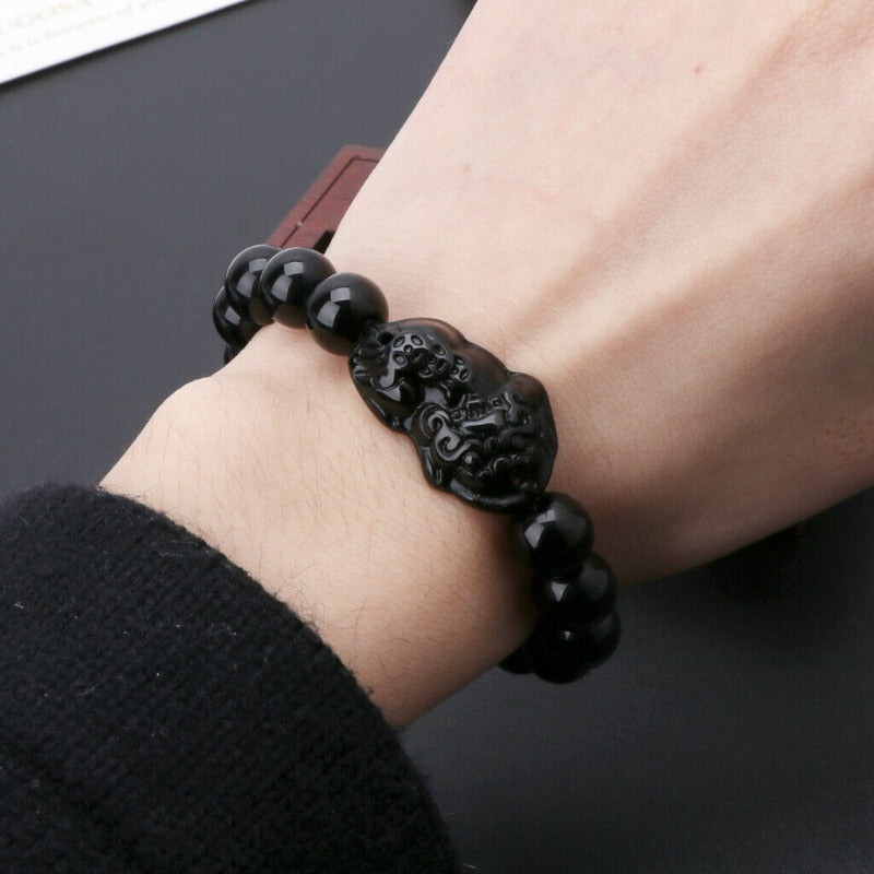 Obsidian Bracelet(Shipping 10-14 Days)