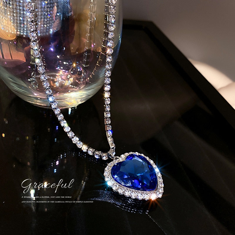 Titanic Heart Of Ocean Necklace(Shipping 10-14 Days)