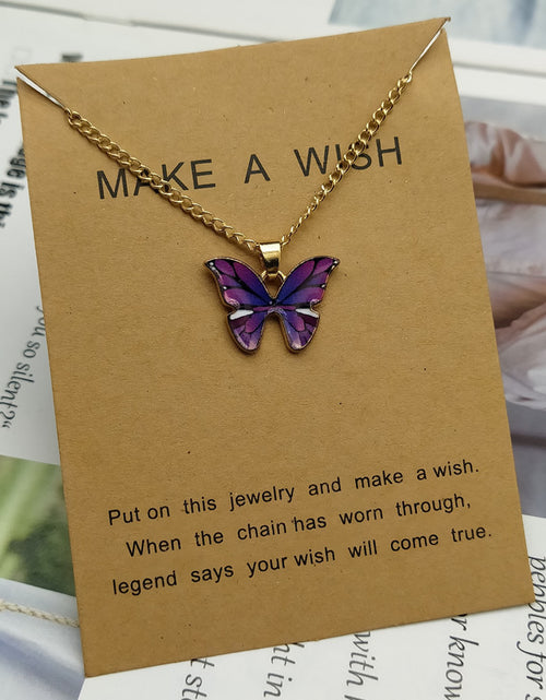 Load image into Gallery viewer, Butterfly Pendant Necklace(Shipping 10-14 Days)
