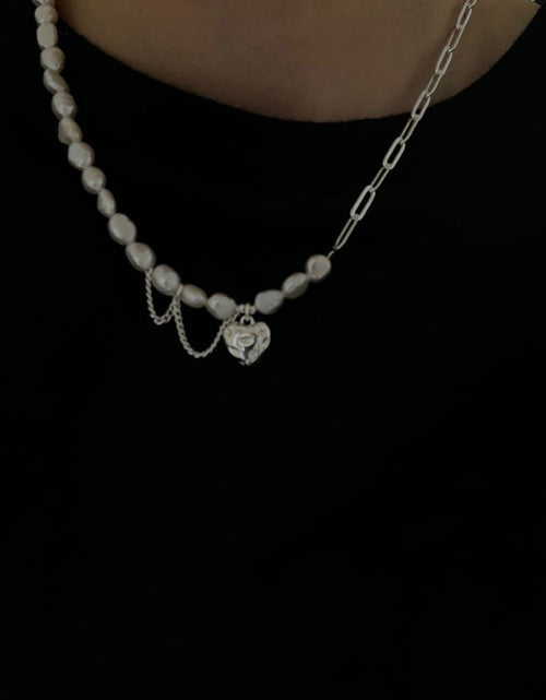 Load image into Gallery viewer, Asymmetry Chain Pearls Necklace(Shipping 10-14 Days)
